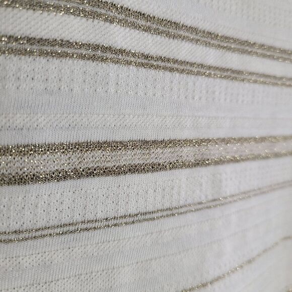 Lauren Ralph Lauren Metallic Striped Top - Picture 4 of 7